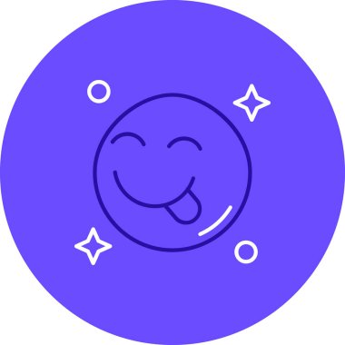 emoji. Web simgesi basit illüstrasyon