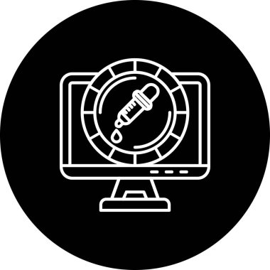 vektör seo simgesi, optimizasyon simgesi tasarımı, silo simgesi