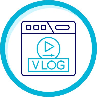 Oynat düğmesi olan video oynatıcı