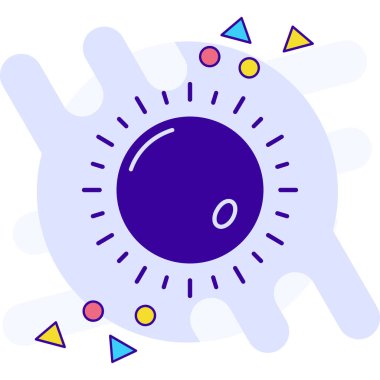 Renk web vektör simgesi