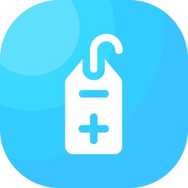 Alışveriş etiketi vektör illüstrasyonu