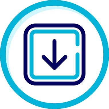 Saat. Web simgesi basit tasarım