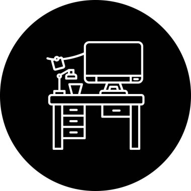 Dizüstü bilgisayarın vektör simgesi