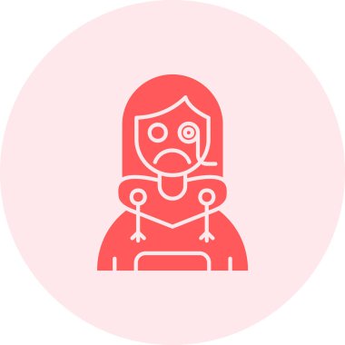 Moda tarzında izole edilmiş ağlama simgesi