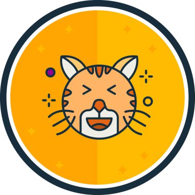 kedi simgesi vektör işareti