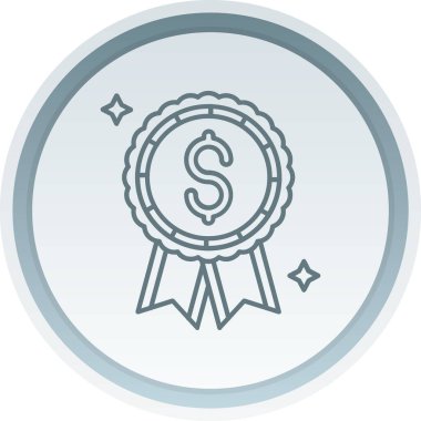 Ödül. Web simgesi basit illüstrasyon