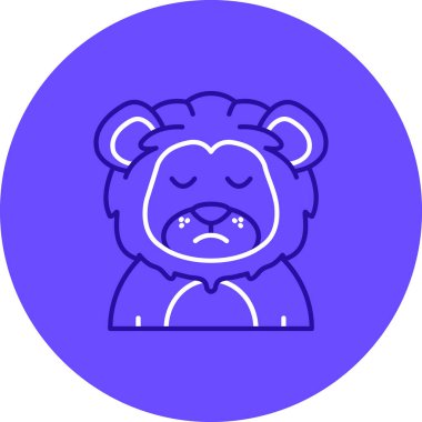 üzgün emoji simgesi, vektör illüstrasyon tasarımı