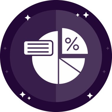 Pasta çizelgesi. Web simgesi