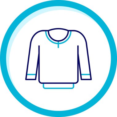 gömlek vektör simgesi modern basit illüstrasyon