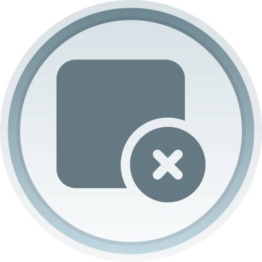 vektör düz simgesini kaldır