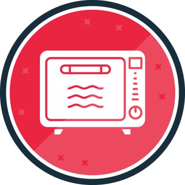 Fan simgesi soyut arkaplan grubunda izole edildi