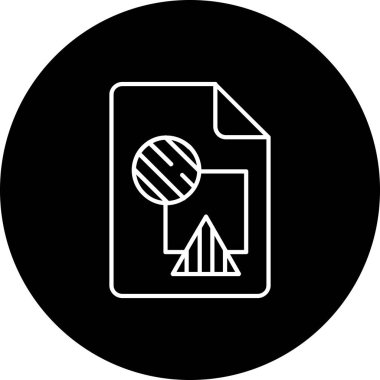 Vektör belgesi Simge illüstrasyonu