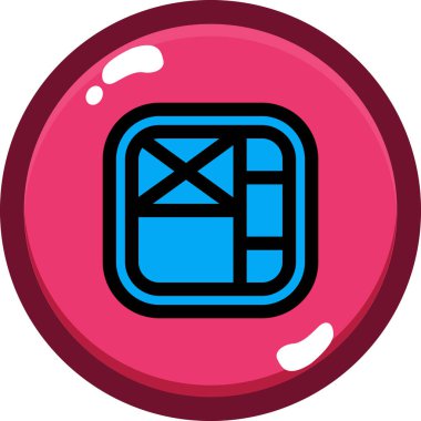 Modern b 'nin vektör illüstrasyonu eksik simgesi