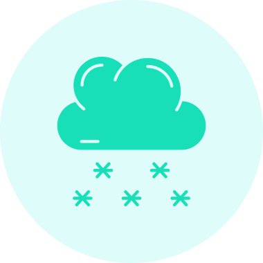 Kar simge vektör çizim