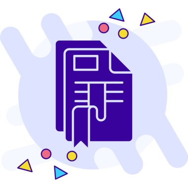 Kitap. Web simgesi basit illüstrasyon