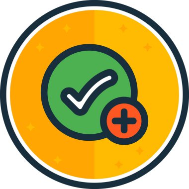 tıbbî kontrol vektör simgesi - dış hat biçimi