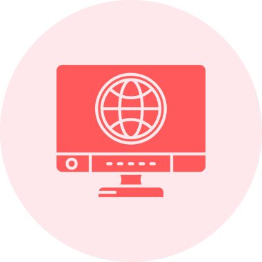 seo modern simgesinin vektör illüstrasyonu