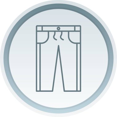 pantolon simgesi vektör illüstrasyonu