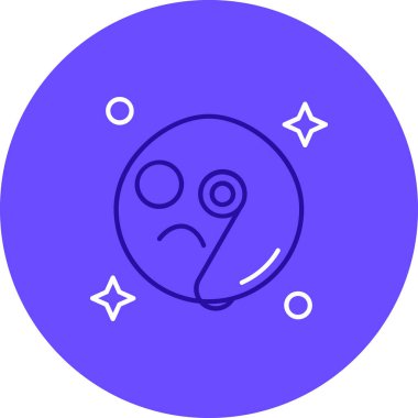 Kişisel ve ticari kullanım için vektör emoji simgesi...