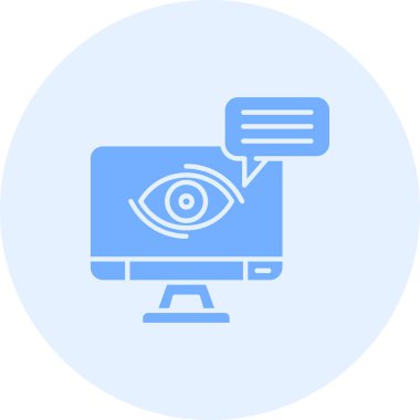 İnternet güvenliği renk çizgisi simgesi
