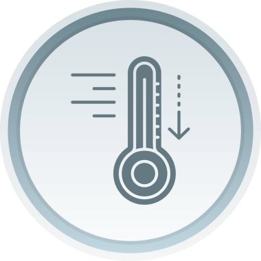 sıcaklık simgesi vektör illüstrasyonu