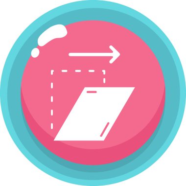 Yön yönü ok simgesi düz biçimli