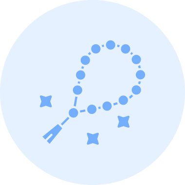 Sihirli değnek simgesi rozet stili