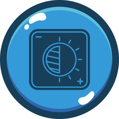 Güneş paneli simgesinin vektör illüstrasyonu