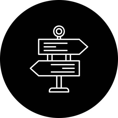 ok simgesi, vektör illüstrasyonu