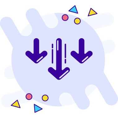 ok simgesi vektör illüstrasyonu