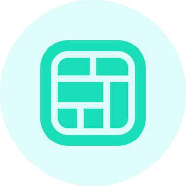 Kredi kartı simgesi, basit tasarım illüstrasyonu