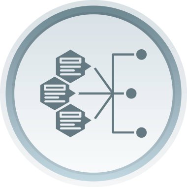 Şebeke. Web simgesi basit tasarım