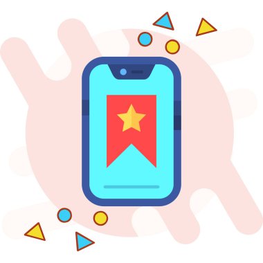 mobil simge vektör illüstrasyonu