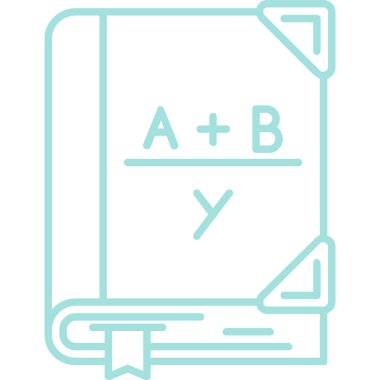 kitap simgesi, vektör illüstrasyonu