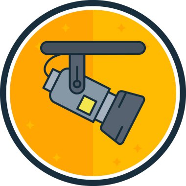 kamera flaşı modern simge, vektör illüstrasyonu