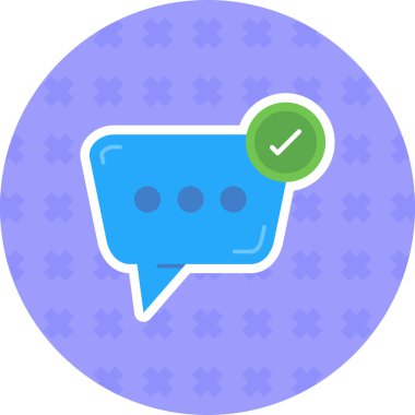 kabarcık sohbet mesaj simgesi pürüzsüz - özet biçimi