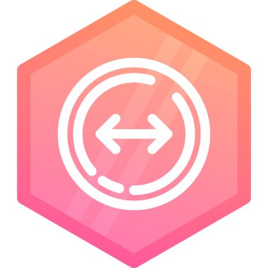 Modern bir simgenin vektör illüstrasyonu