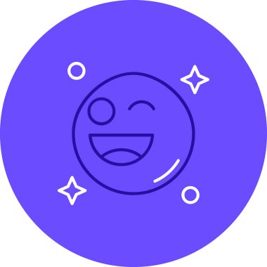 emoji simgesi vektör illüstrasyonu