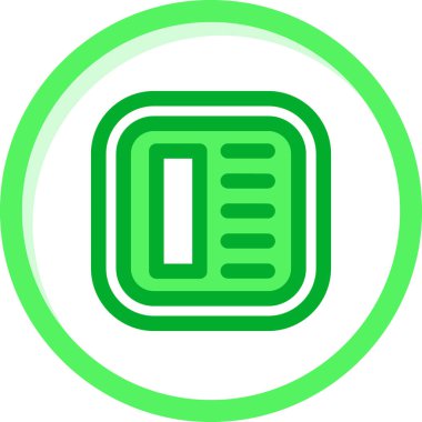 Modern bir simgenin vektör illüstrasyonu