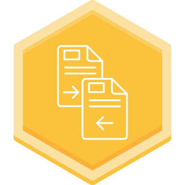 veri dizini düz vektör illüstrasyonuName