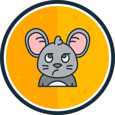 Fare. Web simgesi basit illüstrasyon