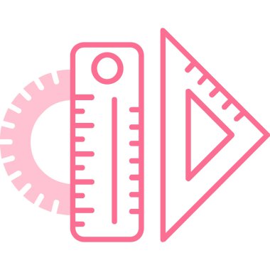 Termometre simgesi. Web için sıcaklık vektör simgelerinin özet çizimi