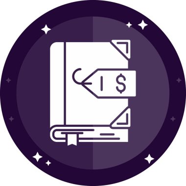 kitap web simgesi, vektör illüstrasyonu