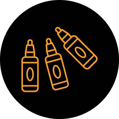 Modern simgenin vektör illüstrasyon tasarımı