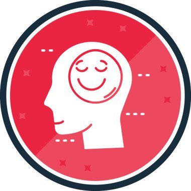 Gülümse ikon vektör illüstrasyonu