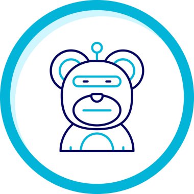 Benzersiz maymun başı çizgisi simgesi