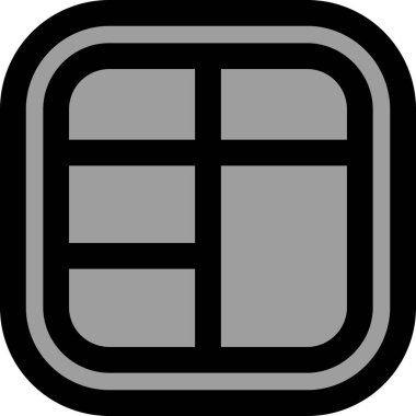 Tek bir dosya simgesinin vektör illüstrasyonu