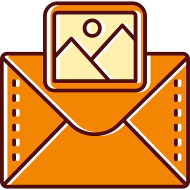 zarfın e- posta simgesi doldurulmuş - özet biçimi