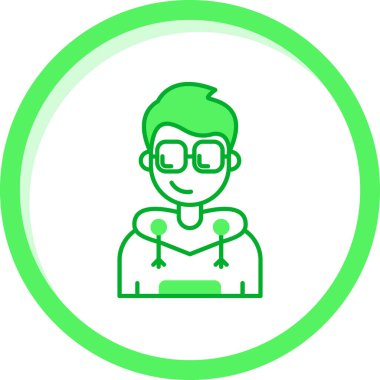 Dizüstü bilgisayarı olan bir kadının vektör çizimi