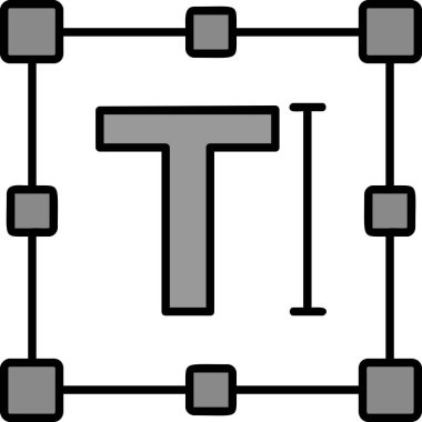 Bir zincir simgesinin vektör illüstrasyonu